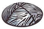 Holographic Foil Zebra Embossed Kippah