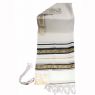 Traditional Wool Tallit with Decorative Ribbon Style # 1