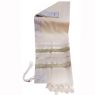 Traditional Wool Tallit with Decorative Ribbon Style # 11