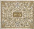 Emanuel Tallit Bag Full Embroidery Gold/White