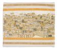 Emanuel Full Embroidered Jerusalem Tallit Bag - Gold