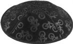 Bicycles Embossed Kippah