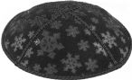 Snowflakes Embossed Kippah