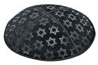 Large Star of David Embossed Kippah