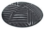 Angle Stripes Embossed Kippah