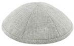 Lt. Grey Burlap Kippah