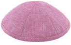 Pink Burlap Kippah