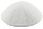 White Burlap Kippah