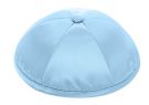 Light Blue Deluxe Satin Kippah