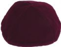 Burgundy Velvet Kippah