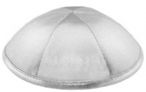 Silver Lame Deluxe Satin Kippah