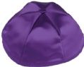 Dark Purple Satin Kippah