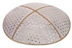 Gold Foil Small Dots Embossed Kippah