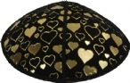 Hearts of Gold Foil Embossed Kippah