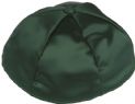 Dark Green Satin Kippah