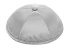 Medium Grey Deluxe Satin Kippah