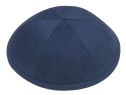 Navy Linen Kippah