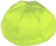 Lime Satin Kippah