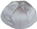 Medium Grey Satin Kippah