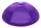 Dark Purple Deluxe Satin Kippah