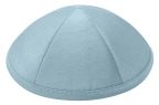 Light Blue Raw Silk Kippah