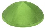 Lime Raw Silk Kippah