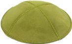 Lime Suede Kippah