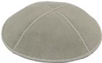 Light Grey Suede Kippah