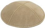 Beige Suede Kippah