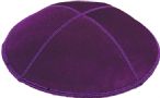 Purple Suede Kippah