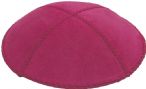 Fuchsia Suede Kippah