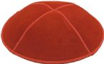 Orange Suede Kippah