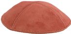 Peach Suede Kippah