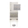 Yair Emanuel Tallit Embroidered Jerusalem - Silver