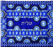 Emanuel Full Embroidered Tallit Bag - Blue