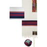 Yair Emanuel Hand Embroidered Jerusalem in Color Tallit Set