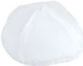 White Velvet Kippah