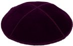 Eggplant Suede Kippah