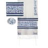 Yair Emanuel Tallit Embroidered the Matriarchs- Blue