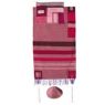 Yair Emanuel Maroon on Maroon Silk Tallit with Stripes