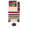 Yair Emanuel Multicolor Silk Tallit with Stripes