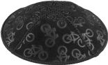 Bicycles Embossed Kippah