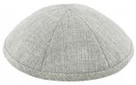 Lt. Grey Burlap Kippah