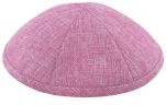 Pink Burlap Kippah