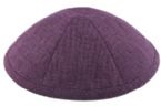 Purple Burlap Kippah