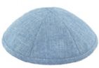 Lt Blue Burlap Kippah