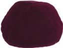 Burgundy Velvet Kippah