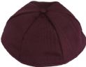 Burgundy Moir Kippah