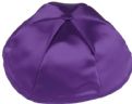 Dark Purple Satin Kippah