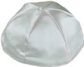 Light Grey Satin Kippah